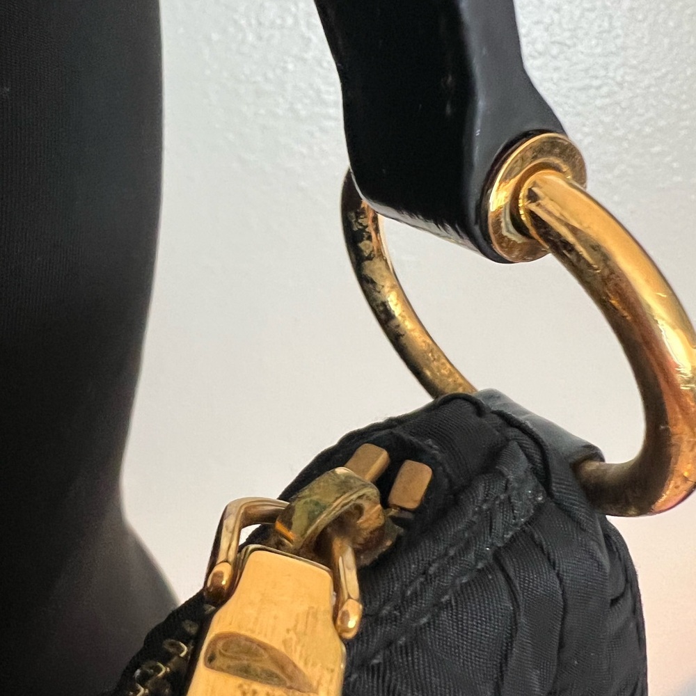 Prada Black Quilted Shoulder Bag - Picture 7 of 15